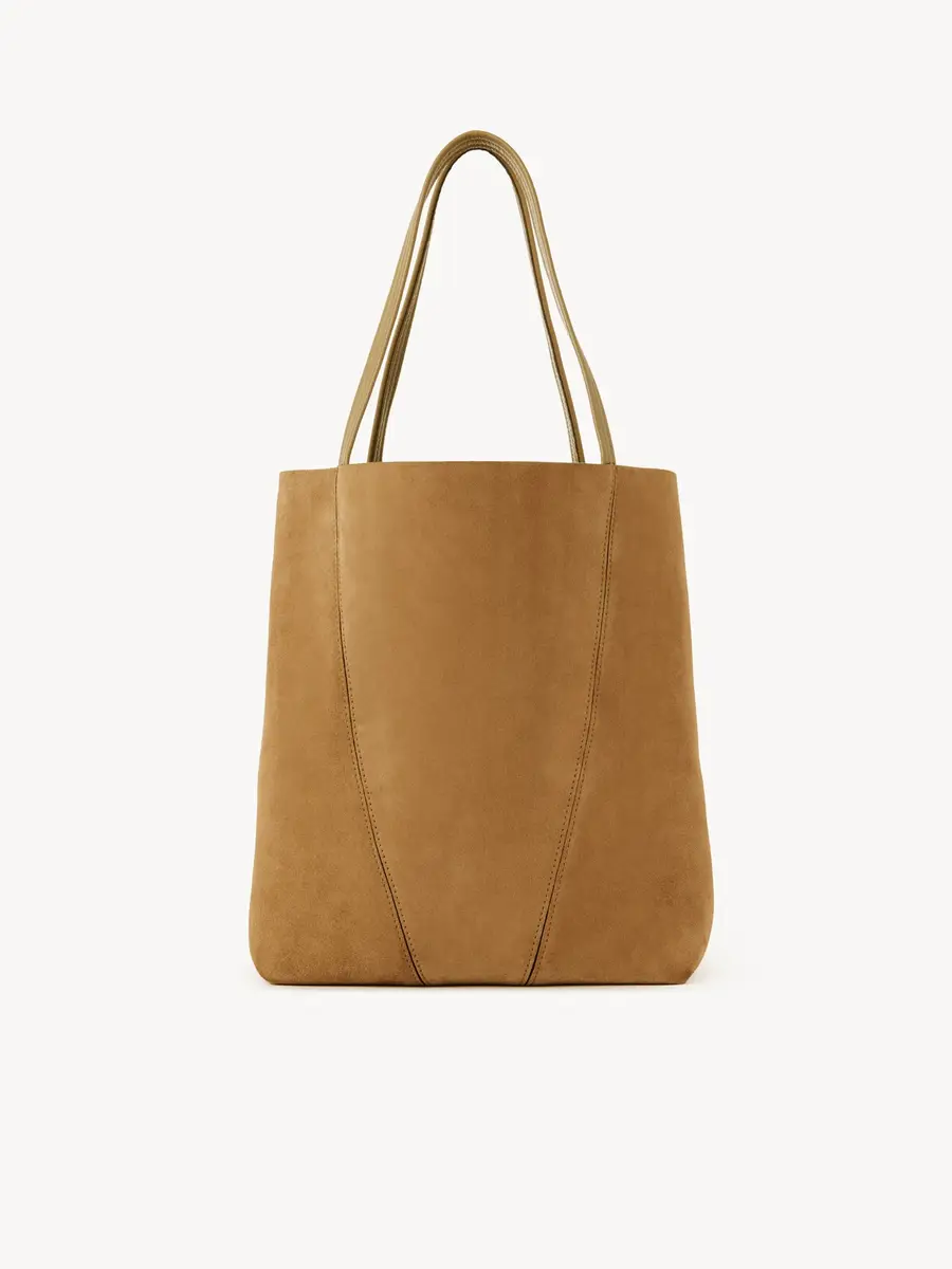 Chloé Chloé Spin tote bag in suede leather | Thumbnail 4