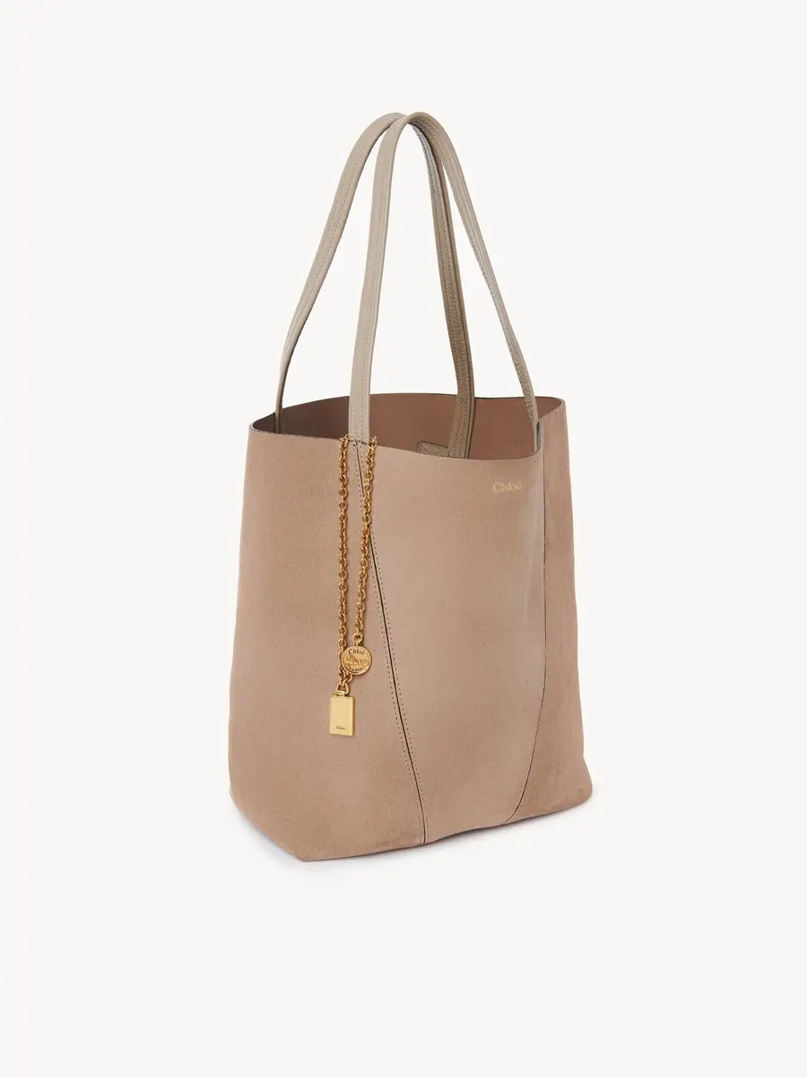 Chloé Chloé Spin tote bag in suede leather | Thumbnail 6 Chloé Chloé Spin tote bag in suede leather | Thumbnail 6