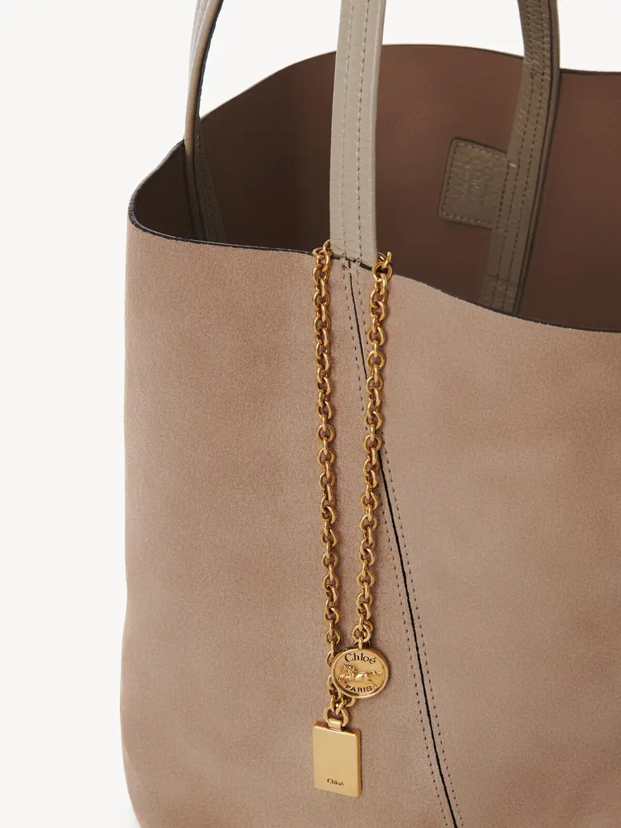 Chloé Chloé Spin tote bag in suede leather | Thumbnail 7 Chloé Chloé Spin tote bag in suede leather | Thumbnail 7