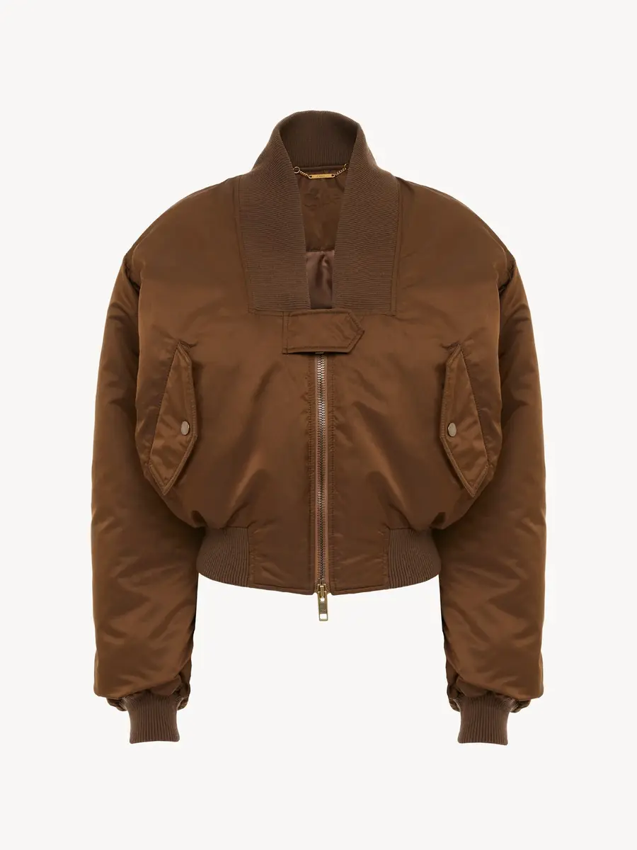 Chloé Bomber jacket in nylon | Thumbnail 2 Chloé Bomber jacket in nylon | Thumbnail 2