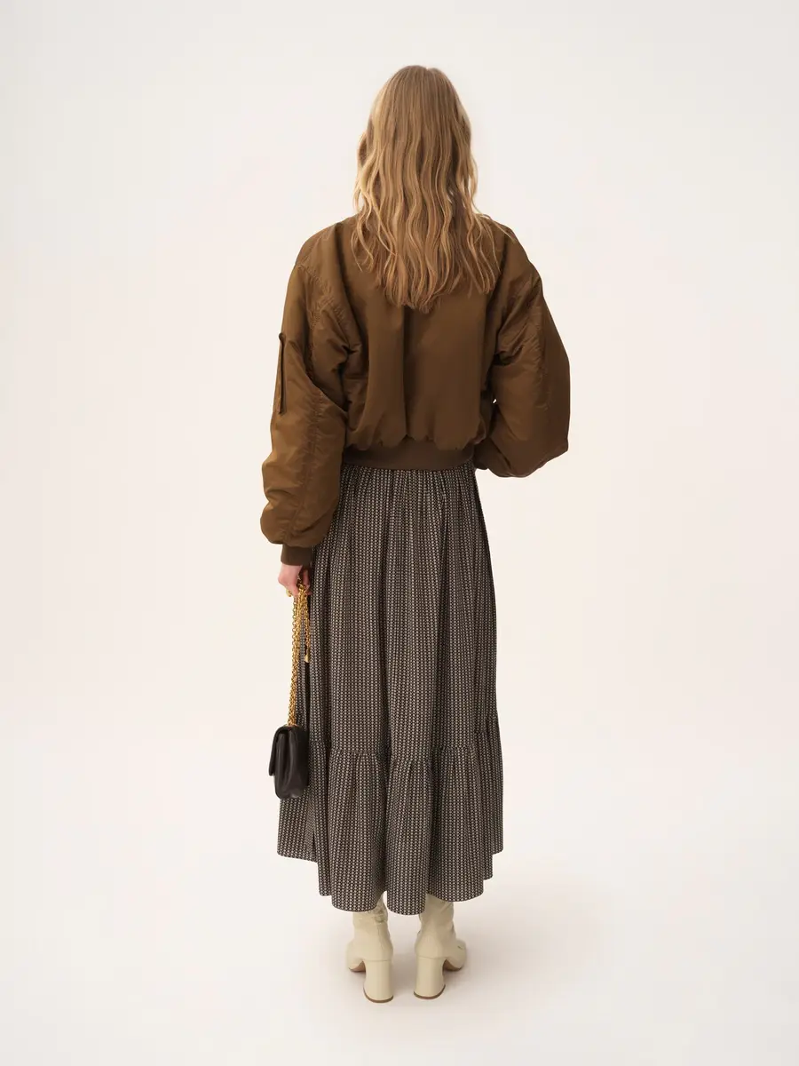 Chloé Bomber jacket in nylon | Thumbnail 5 Chloé Bomber jacket in nylon | Thumbnail 5