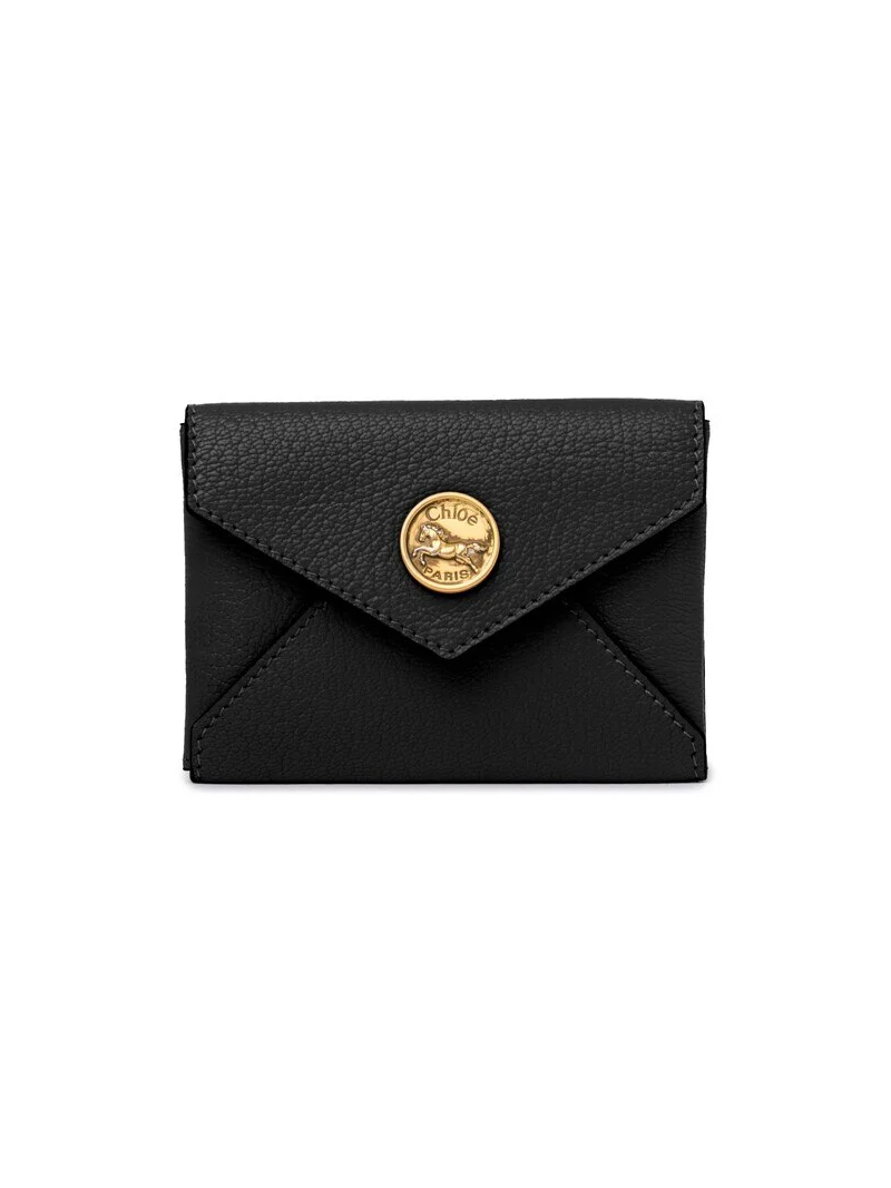 Chloé Envelope card holder in grained leather