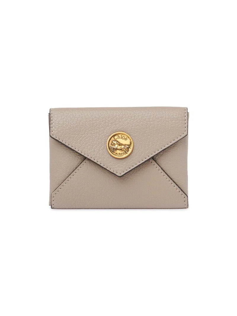 Chloé Envelope card holder in grained leather