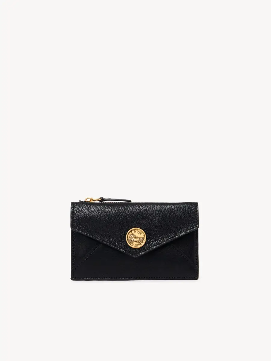Chloé Small Envelope purse with card slots in grained leather | Thumbnail 2