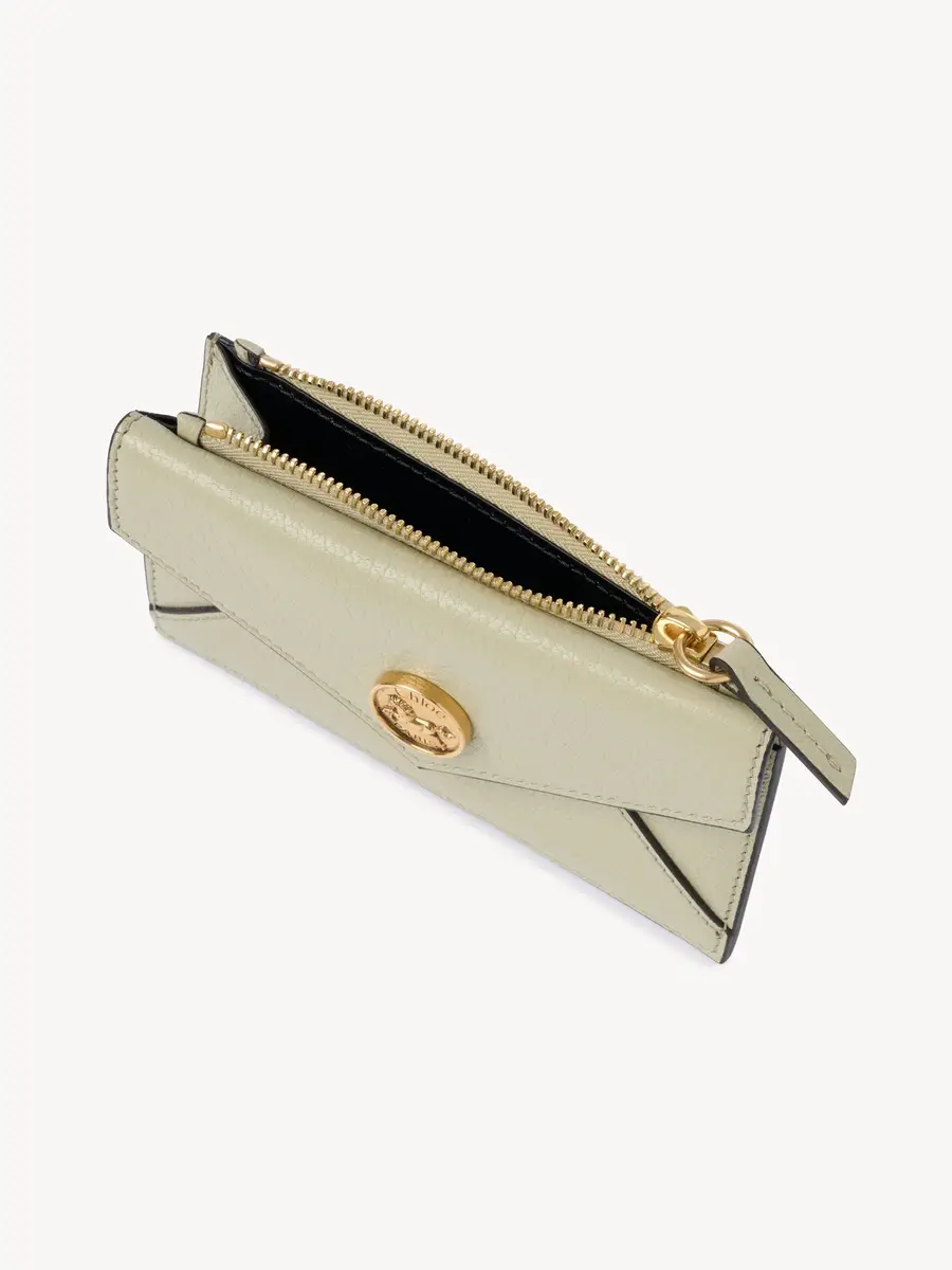 Chloé Small Envelope purse with card slots in grained leather | Thumbnail 5
