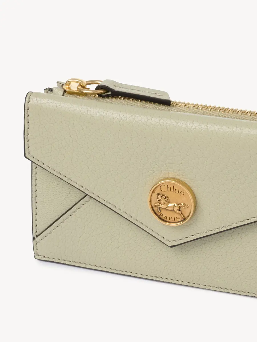 Chloé Small Envelope purse with card slots in grained leather | Thumbnail 6