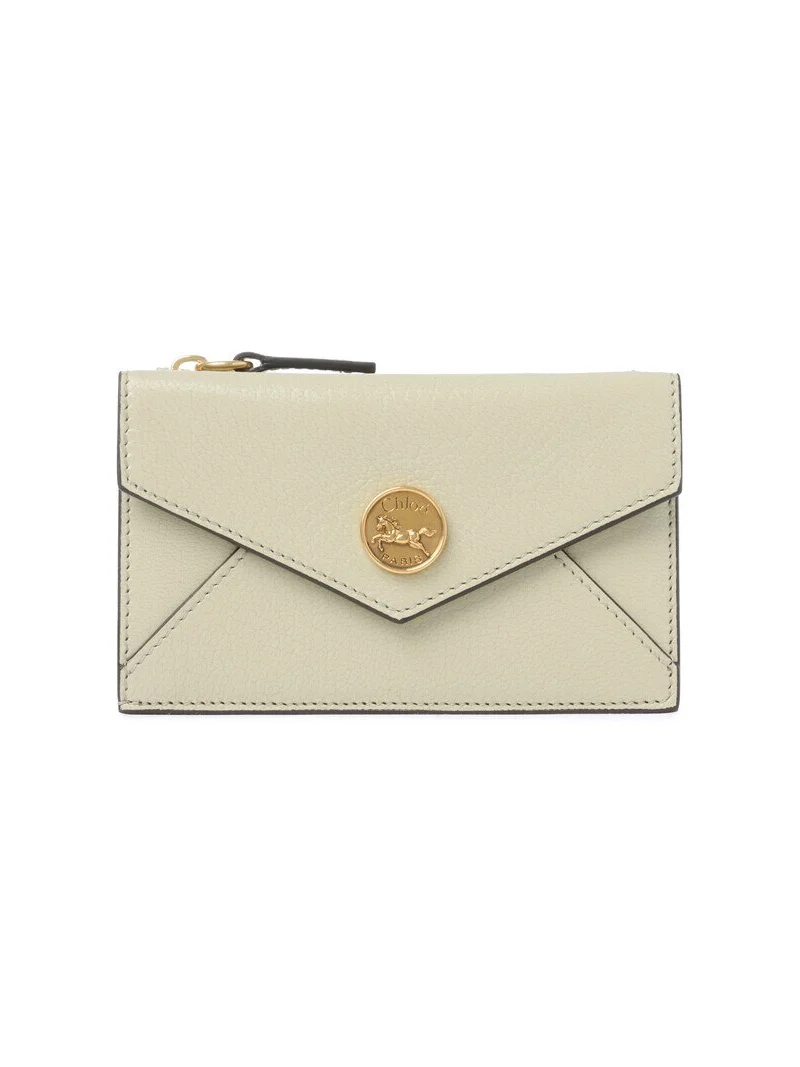 Chloé Small Envelope purse with card slots in grained leather