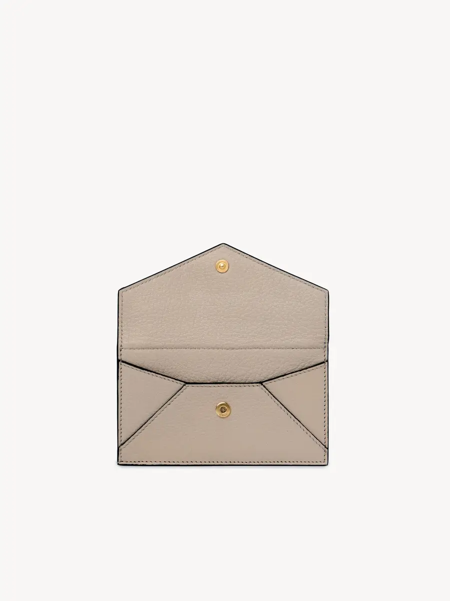 Chloé Small Envelope purse with card slots in grained leather | Thumbnail 5