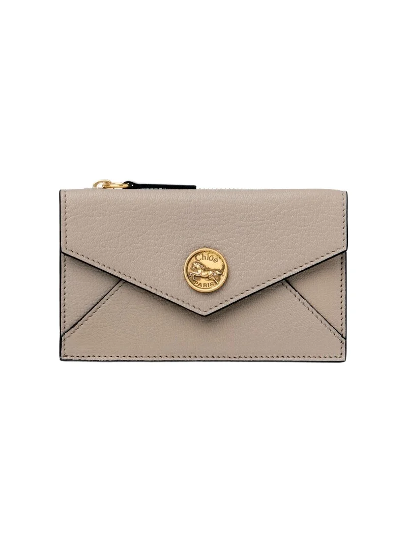 Chloé Small Envelope purse with card slots in grained leather