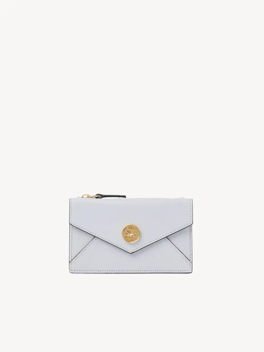 Chloé Small Envelope purse with card slots in grained leather | Thumbnail 2 Chloé Small Envelope purse with card slots in grained leather | Thumbnail 2