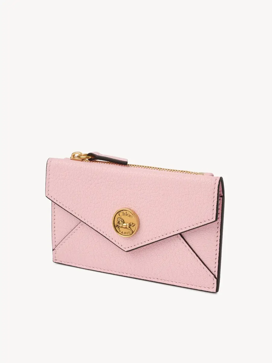 Chloé Small Envelope purse with card slots in grained leather | Thumbnail 3