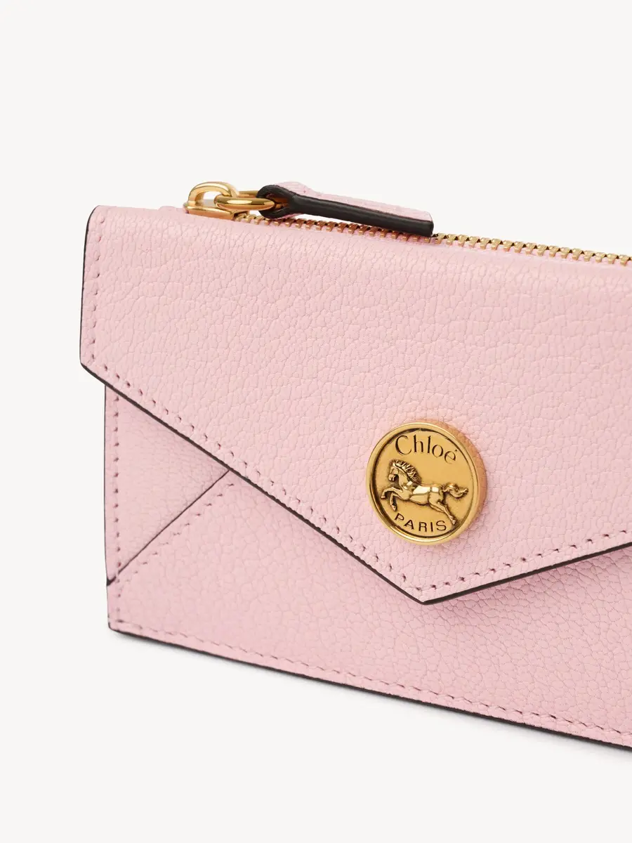 Chloé Small Envelope purse with card slots in grained leather | Thumbnail 6