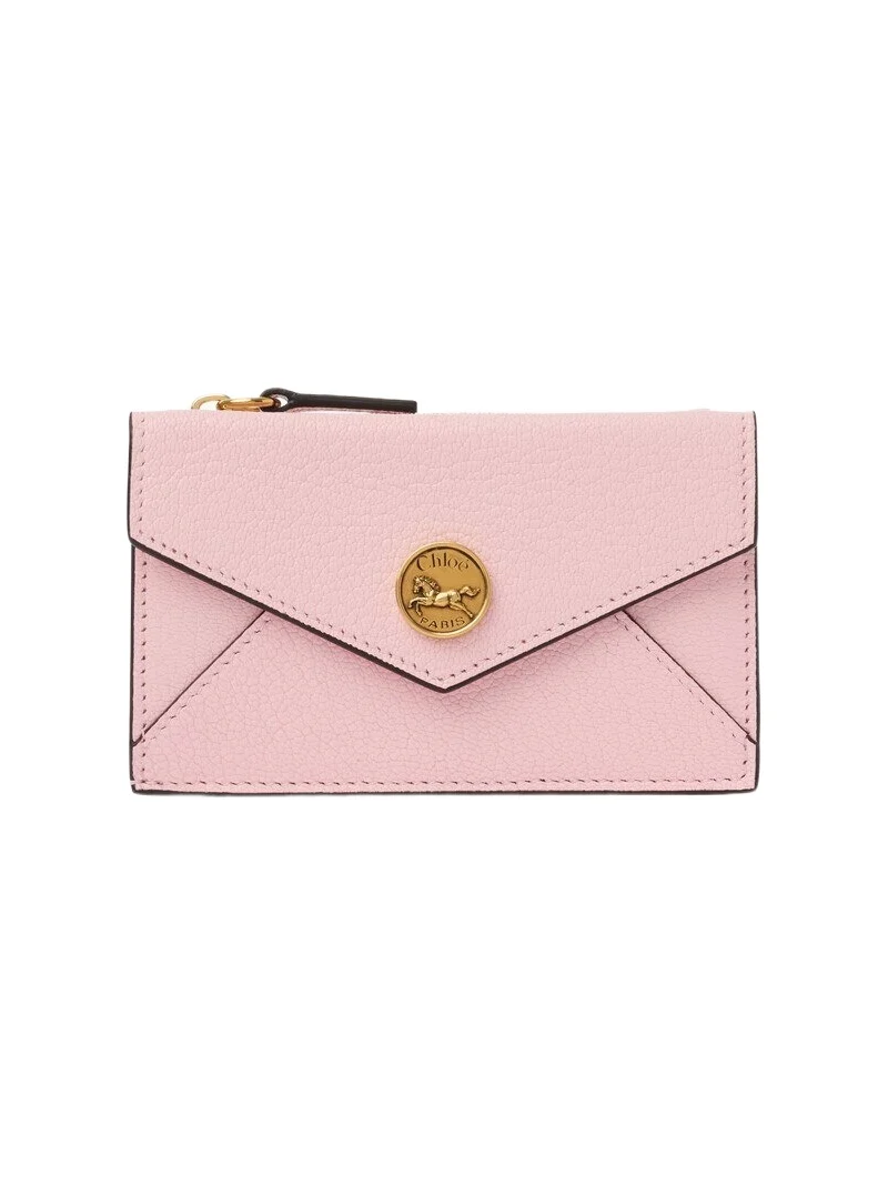 Chloé Small Envelope purse with card slots in grained leather