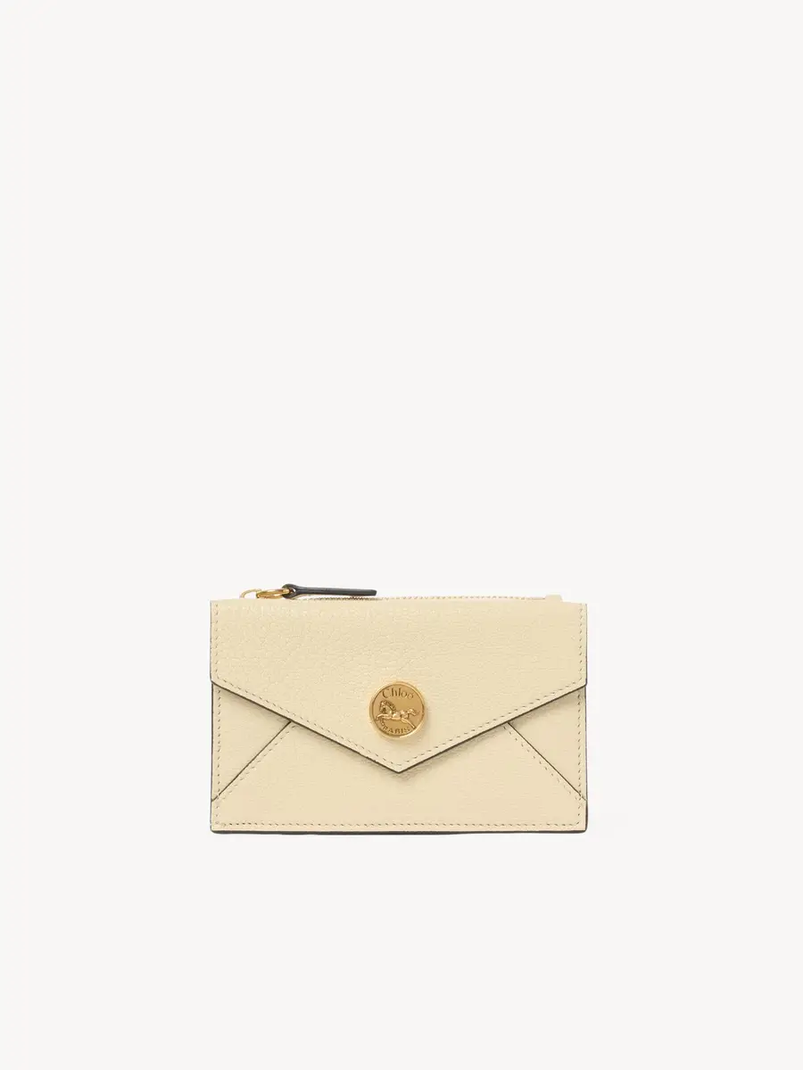 Chloé Small Envelope purse with card slots in grained leather | Thumbnail 2 Chloé Small Envelope purse with card slots in grained leather | Thumbnail 2