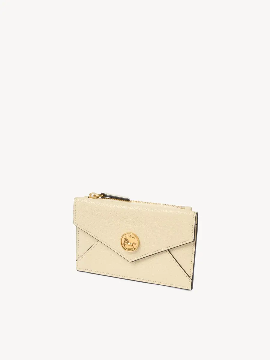 Chloé Small Envelope purse with card slots in grained leather | Thumbnail 3 Chloé Small Envelope purse with card slots in grained leather | Thumbnail 3