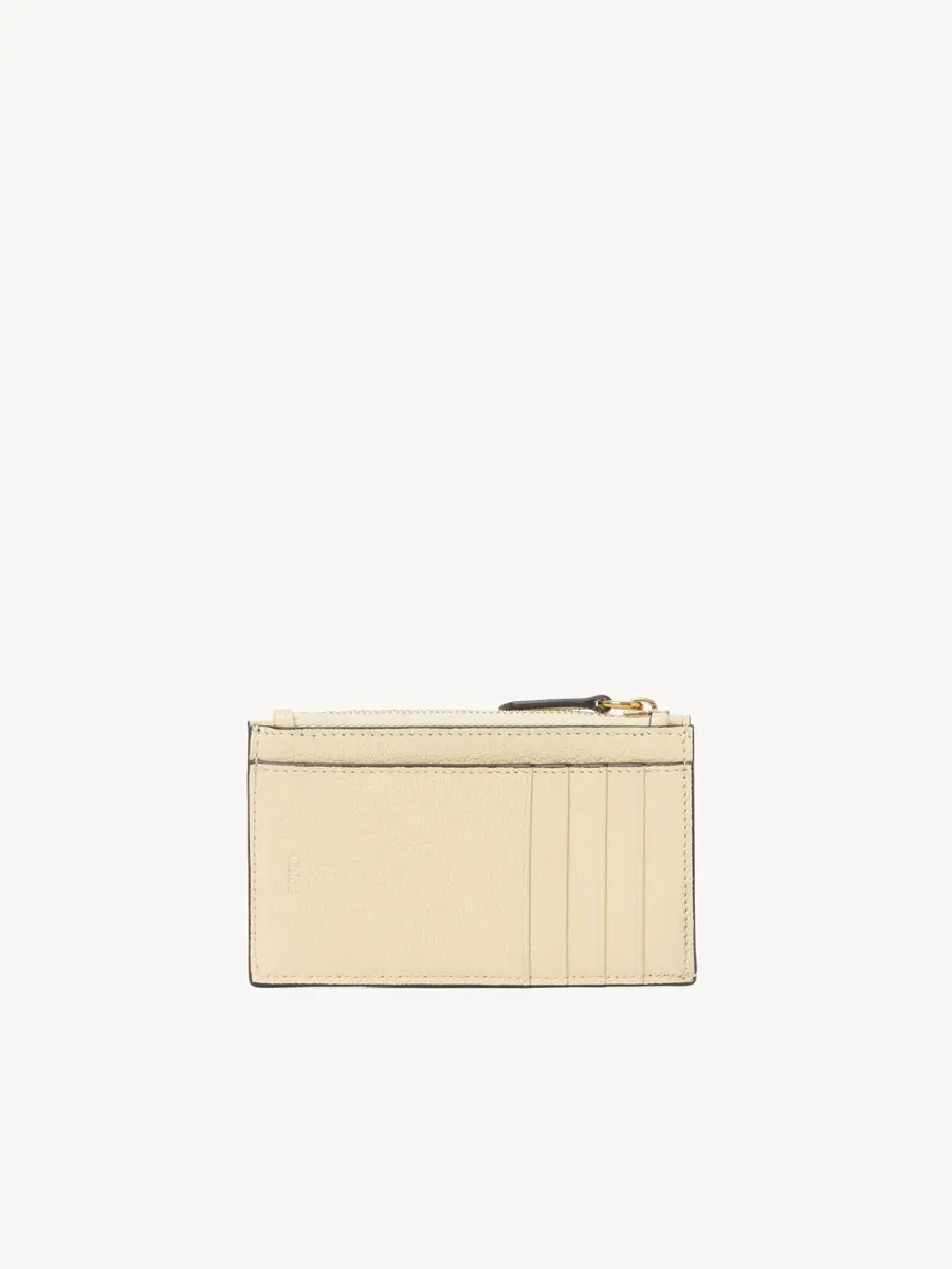 Chloé Small Envelope purse with card slots in grained leather | Thumbnail 4 Chloé Small Envelope purse with card slots in grained leather | Thumbnail 4