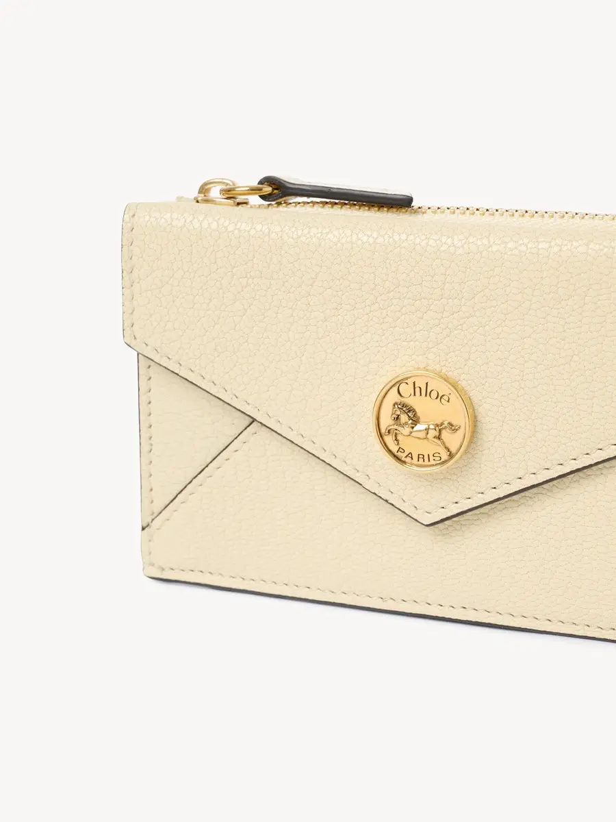 Chloé Small Envelope purse with card slots in grained leather | Thumbnail 6 Chloé Small Envelope purse with card slots in grained leather | Thumbnail 6