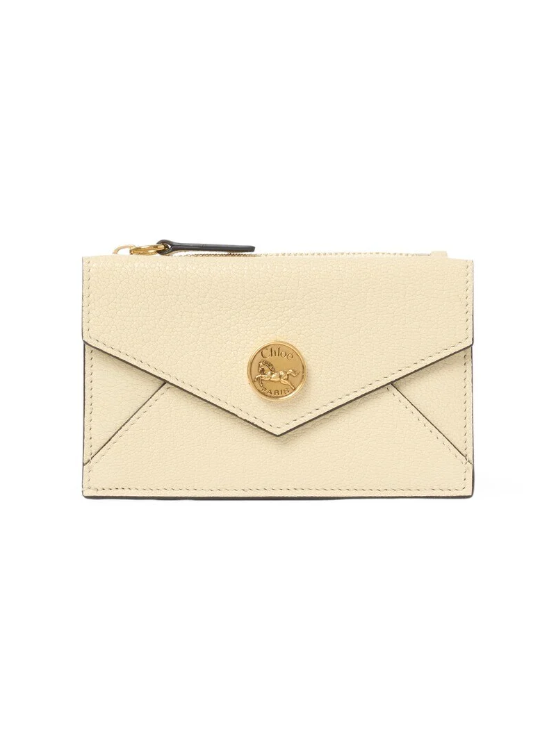 Chloé Small Envelope purse with card slots in grained leather