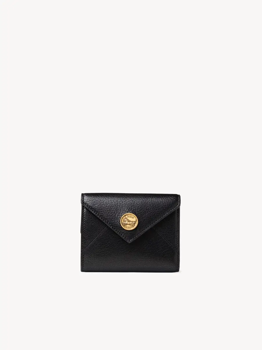 Chloé Small Envelope tri-fold in grained leather | Thumbnail 2