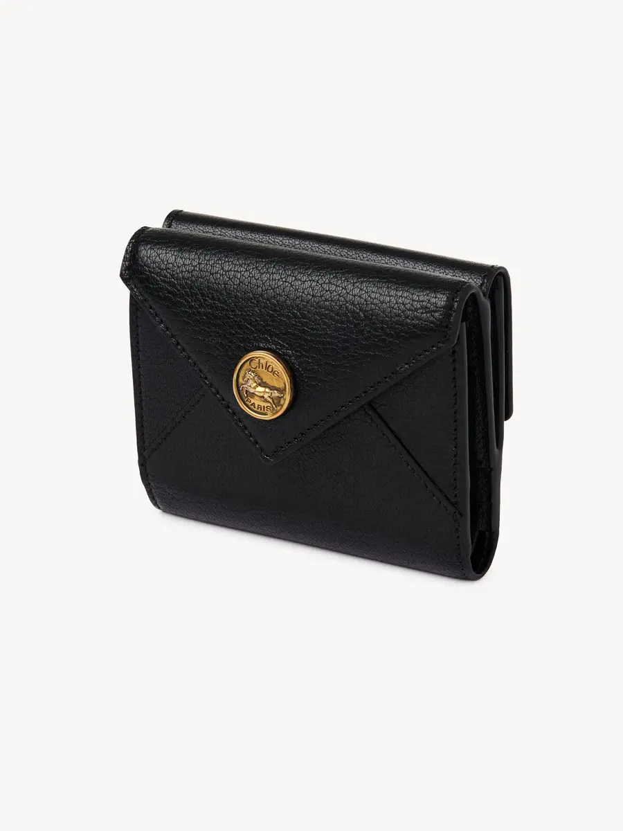 Chloé Small Envelope tri-fold in grained leather | Thumbnail 3