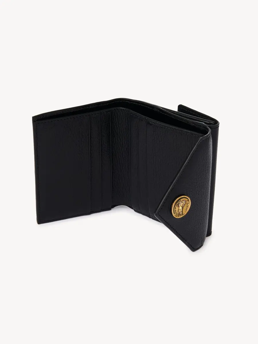 Chloé Small Envelope tri-fold in grained leather | Thumbnail 5