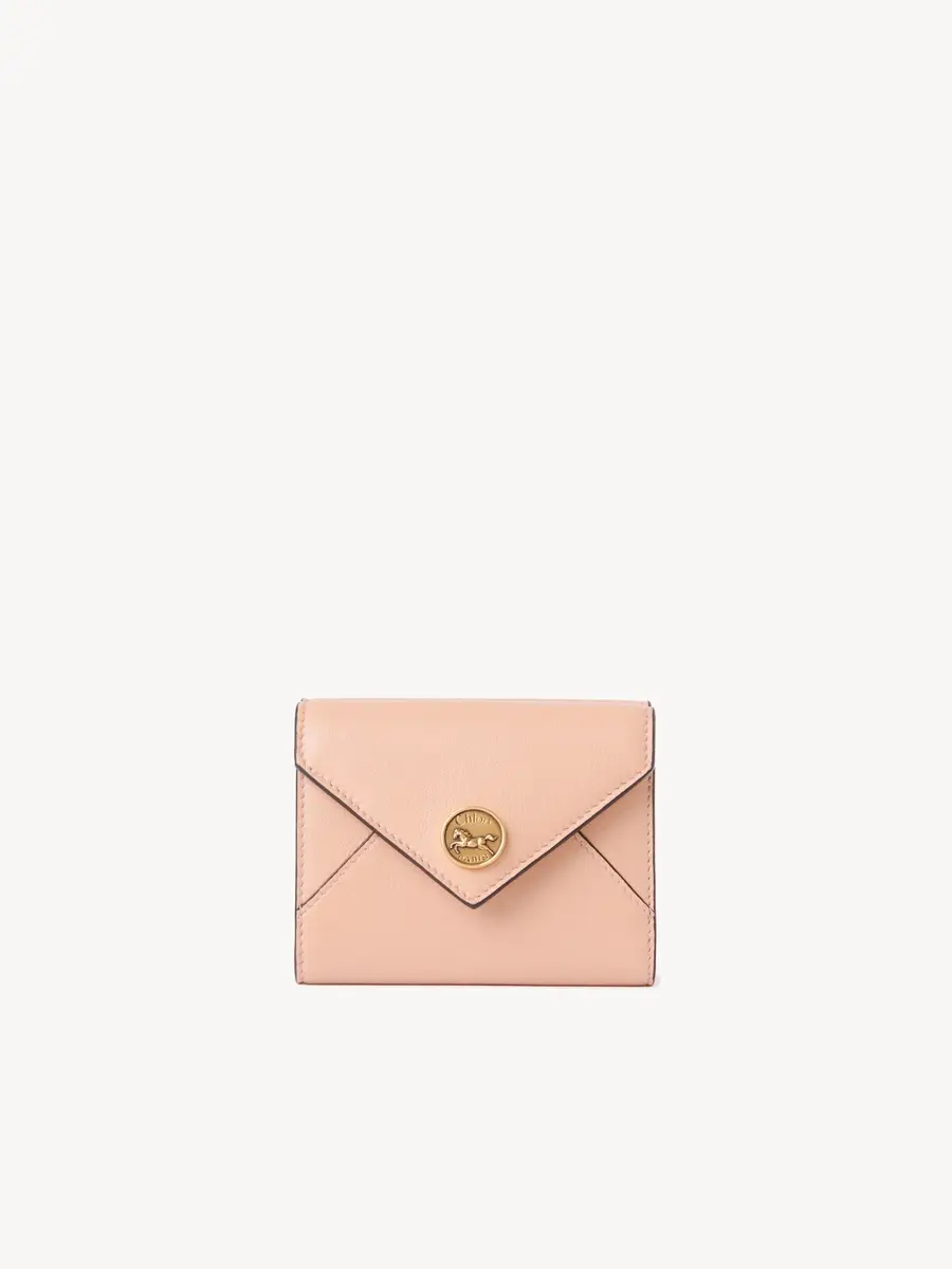 Chloé Small Envelope tri-fold in grained leather | Thumbnail 2 Chloé Small Envelope tri-fold in grained leather | Thumbnail 2