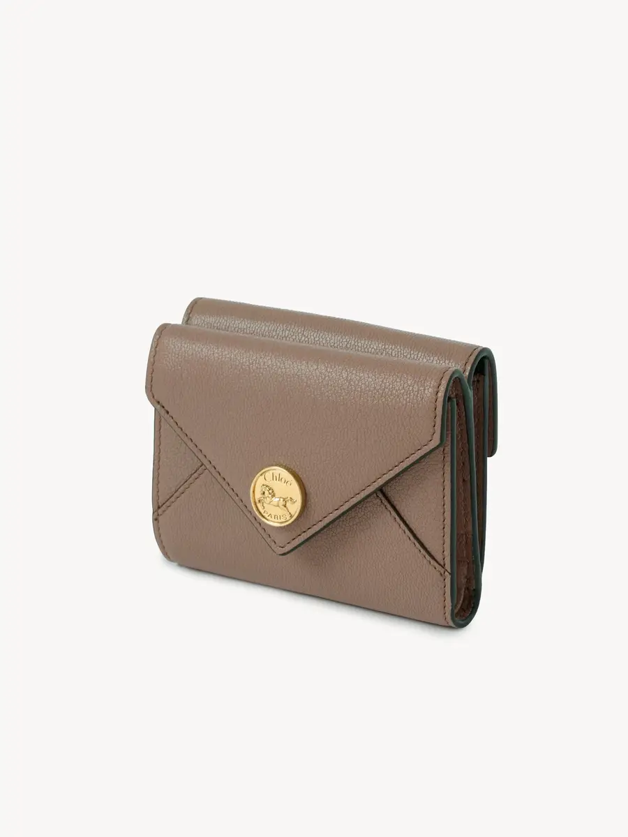 Chloé Small Envelope tri-fold in grained leather | Thumbnail 3