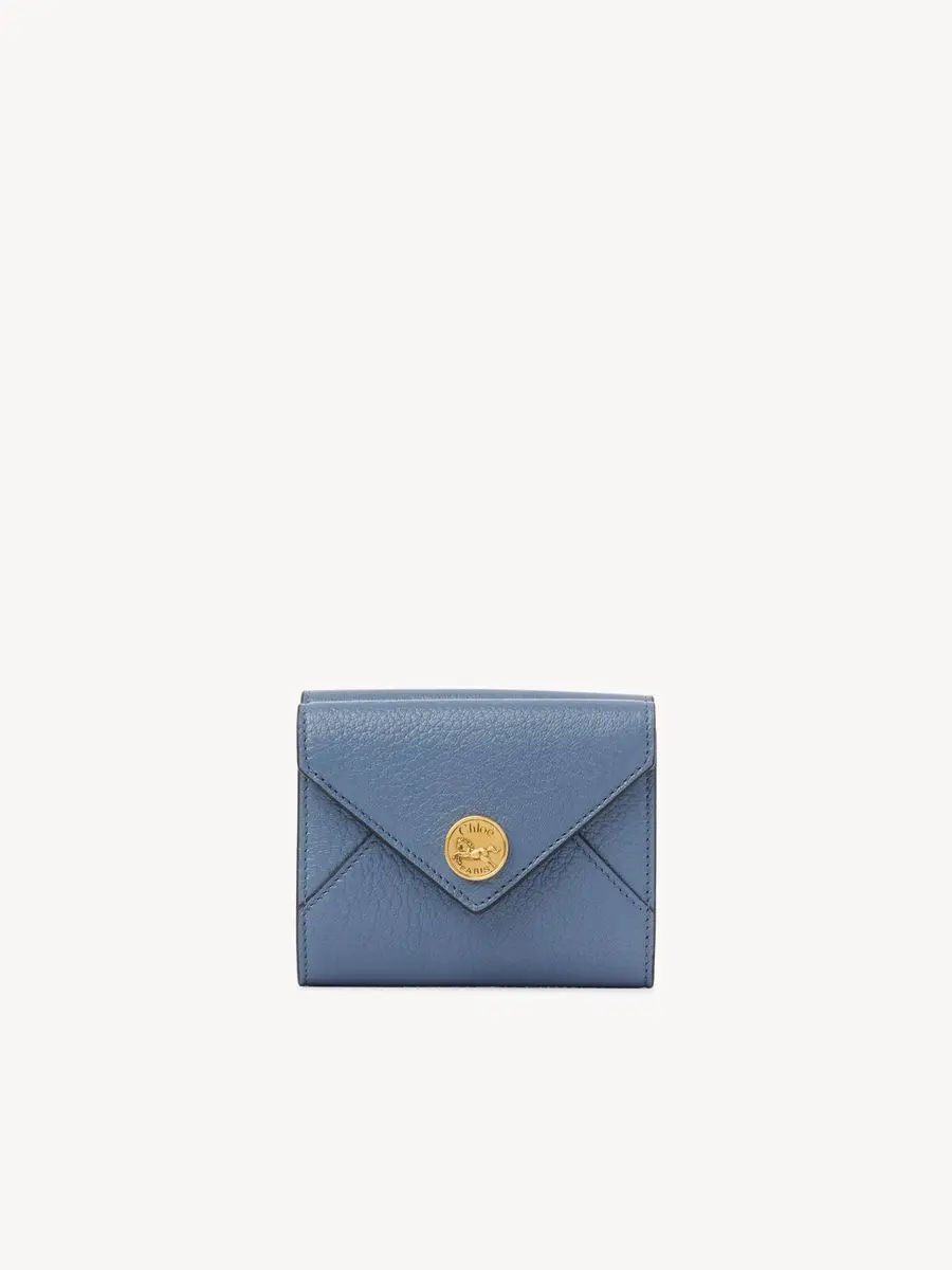 Chloé Small Envelope tri-fold in grained leather | Thumbnail 2 Chloé Small Envelope tri-fold in grained leather | Thumbnail 2