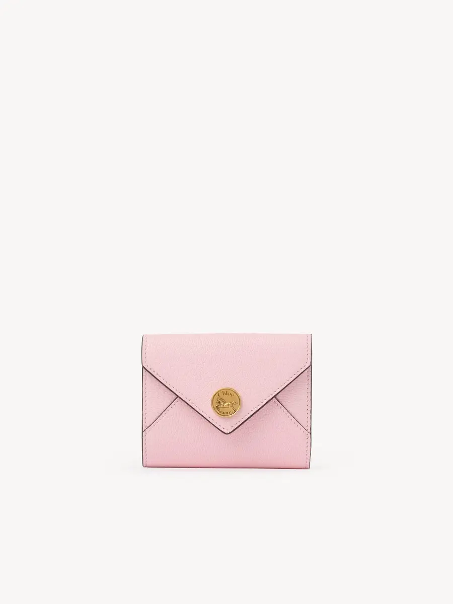 Chloé Small Envelope tri-fold in grained leather | Thumbnail 2