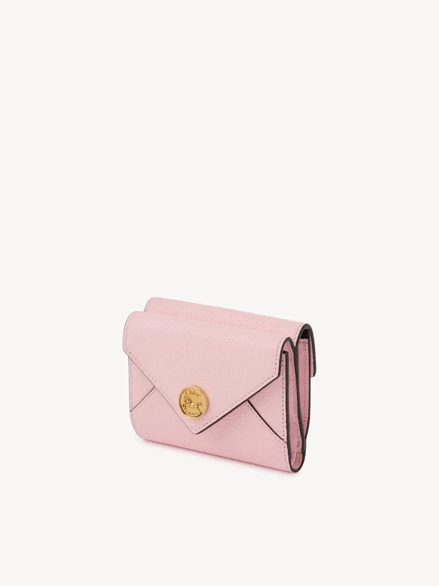 Chloé Small Envelope tri-fold in grained leather | Thumbnail 3