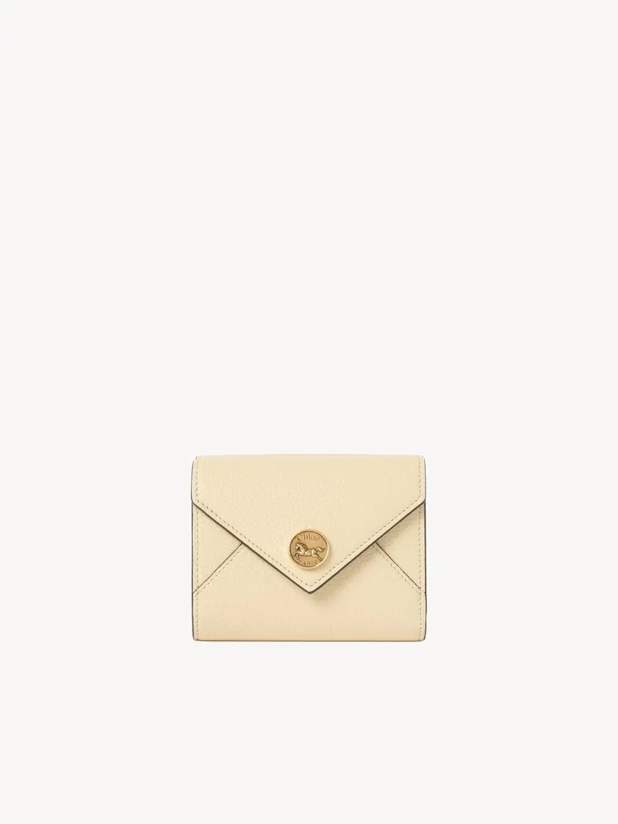 Chloé Small Envelope tri-fold in grained leather | Thumbnail 2 Chloé Small Envelope tri-fold in grained leather | Thumbnail 2