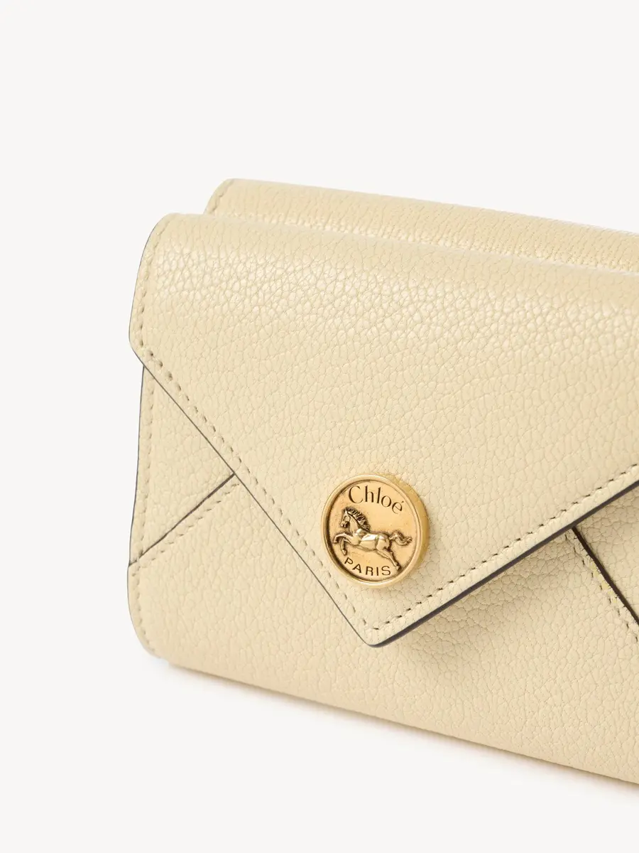 Chloé Small Envelope tri-fold in grained leather | Thumbnail 6 Chloé Small Envelope tri-fold in grained leather | Thumbnail 6