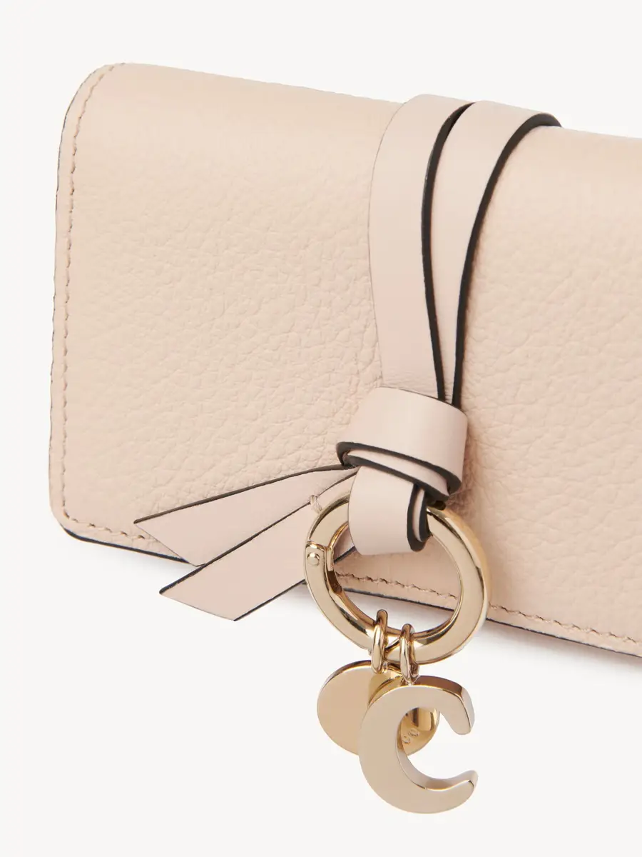 Chloé Alphabet key case in grained leather | Thumbnail 3 Chloé Alphabet key case in grained leather | Thumbnail 3