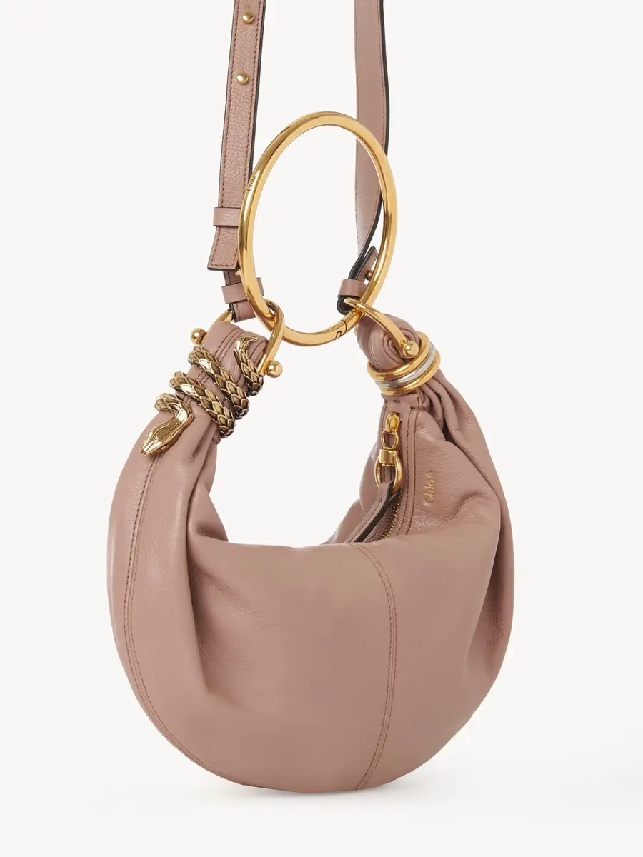 Chloé Small Snake Bracelet Hobo bag in grained leather | Thumbnail 5 Chloé Small Snake Bracelet Hobo bag in grained leather | Thumbnail 5