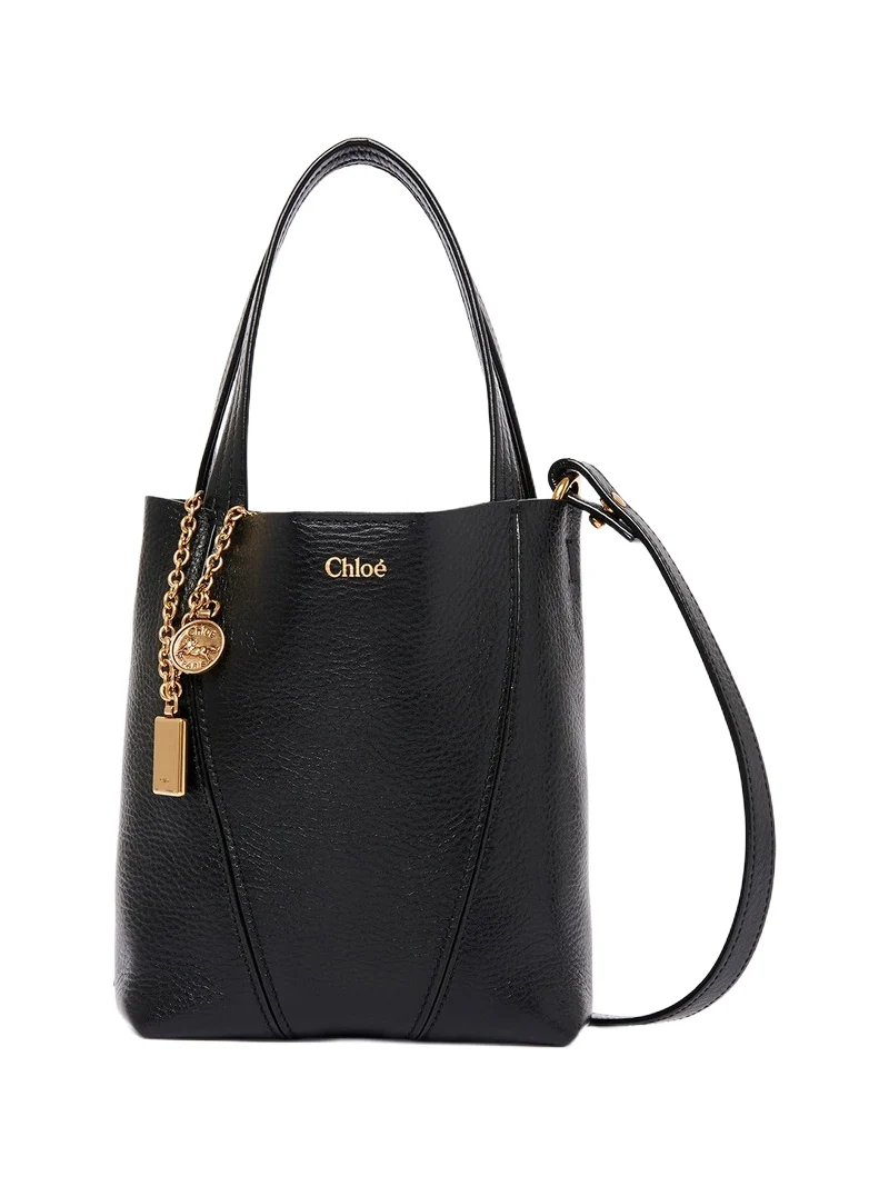 Chloé Small Chloé Spin tote bag in grained leather