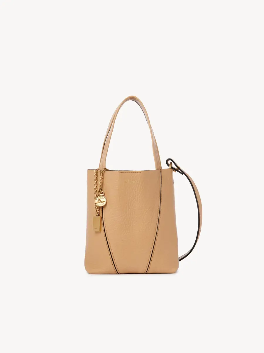 Chloé Small Chloé Spin tote bag in grained leather | Thumbnail 2
