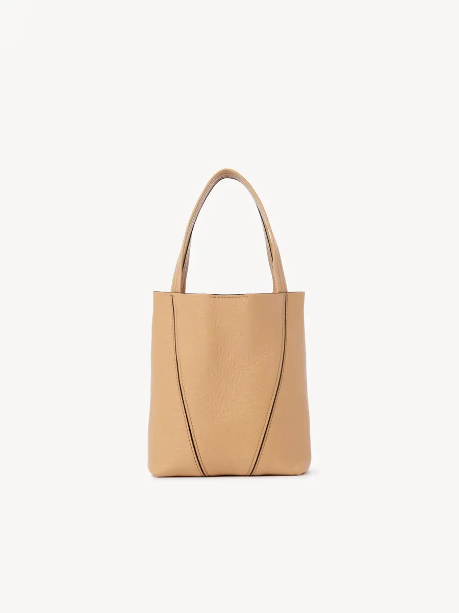 Chloé Small Chloé Spin tote bag in grained leather | Thumbnail 5