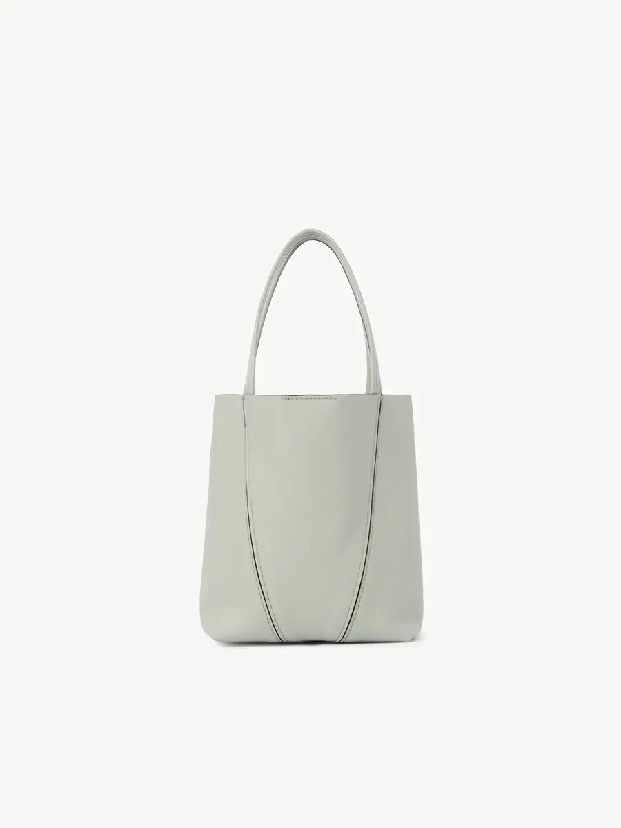 Chloé Small Chloé Spin tote bag in grained leather | Thumbnail 4