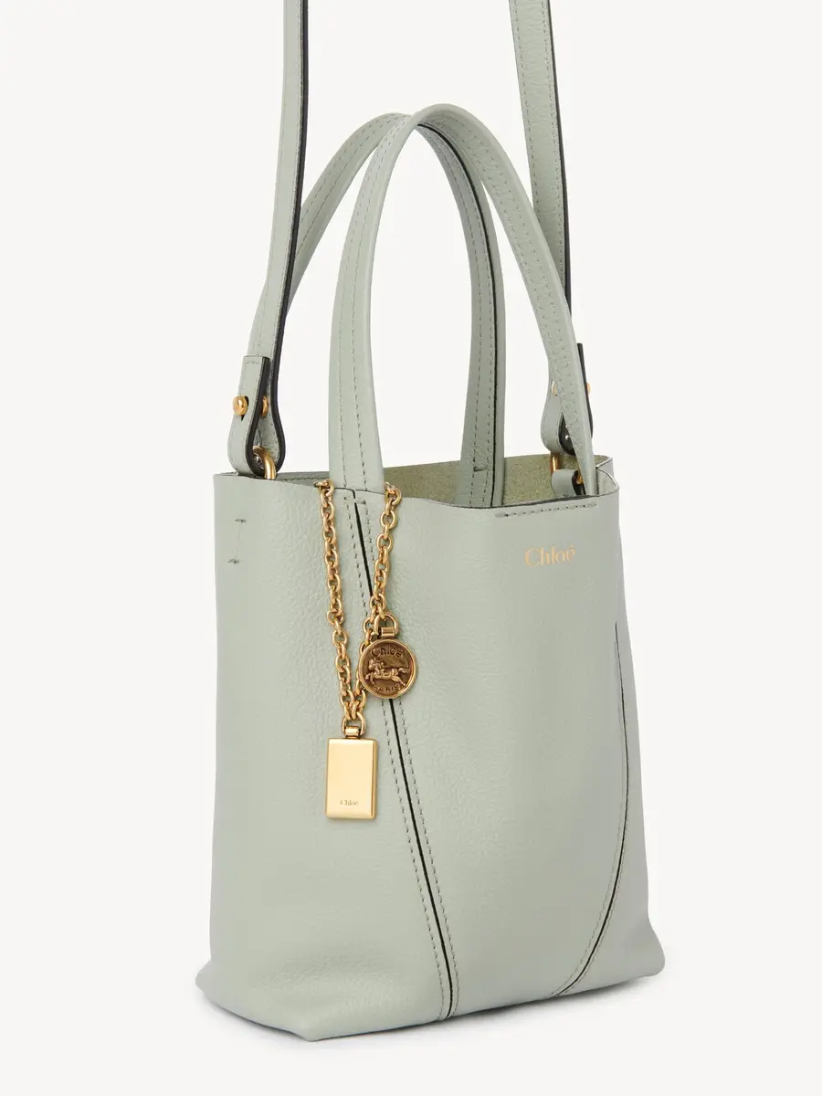 Chloé Small Chloé Spin tote bag in grained leather | Thumbnail 5