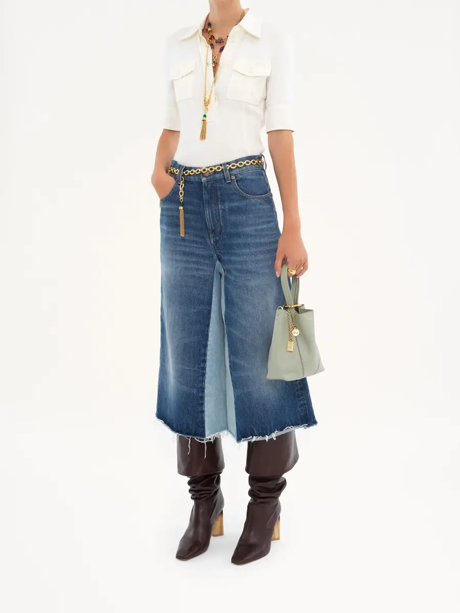Chloé Small Chloé Spin tote bag in grained leather | Thumbnail 7