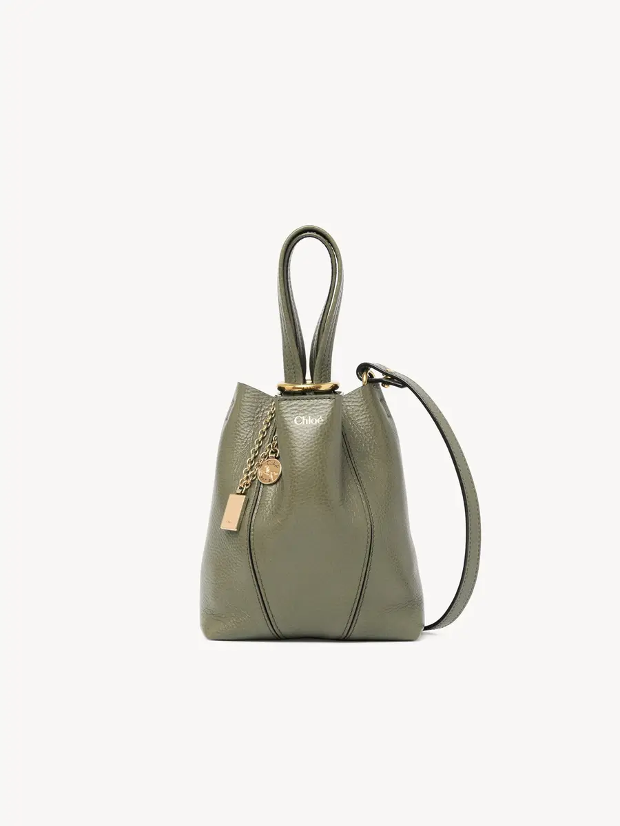 Chloé Small Chloé Spin tote bag in grained leather | Thumbnail 2