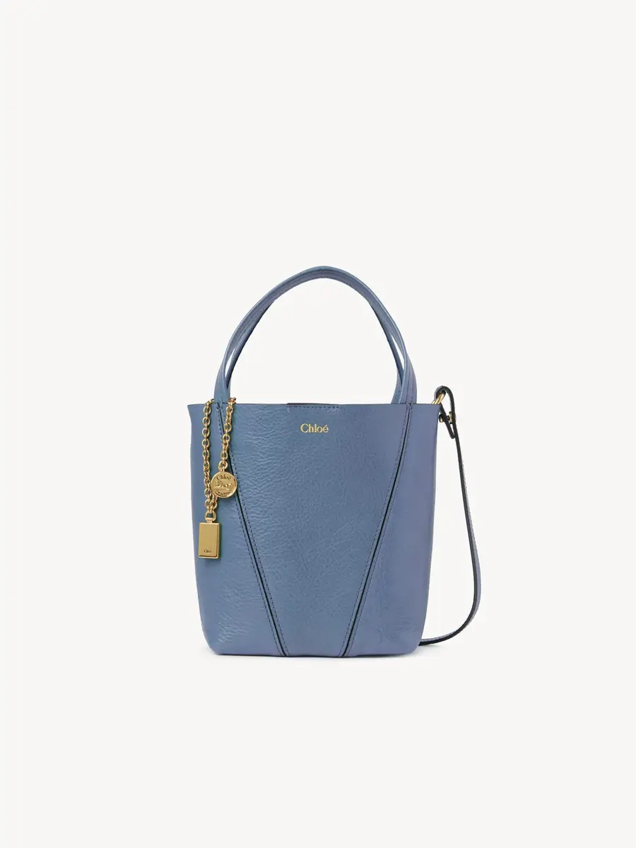 Chloé Small Chloé Spin tote bag in grained leather | Thumbnail 2