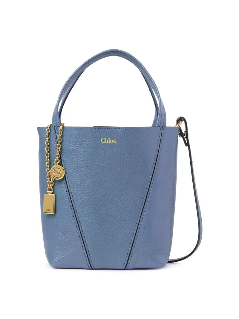 Chloé Small Chloé Spin tote bag in grained leather