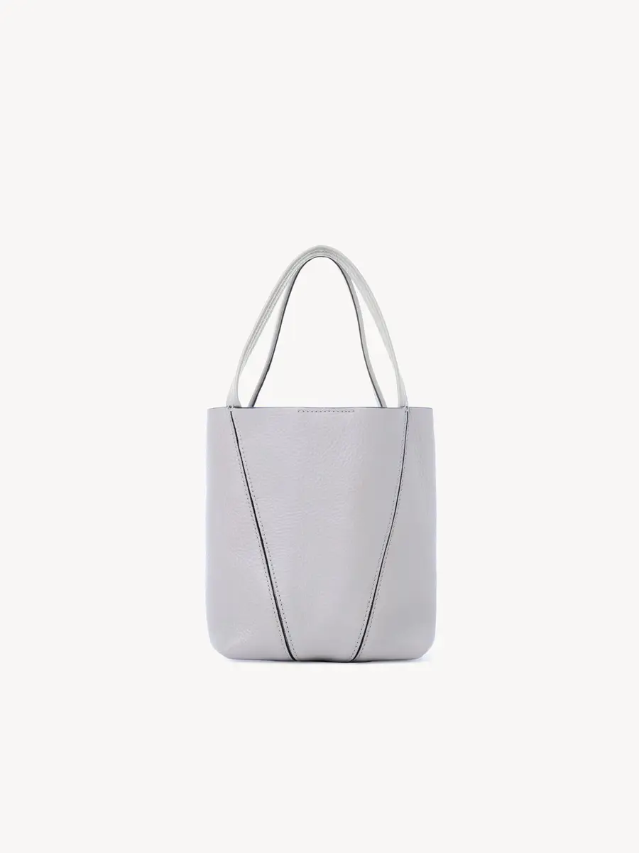 Chloé Small Chloé Spin tote bag in grained leather | Thumbnail 5