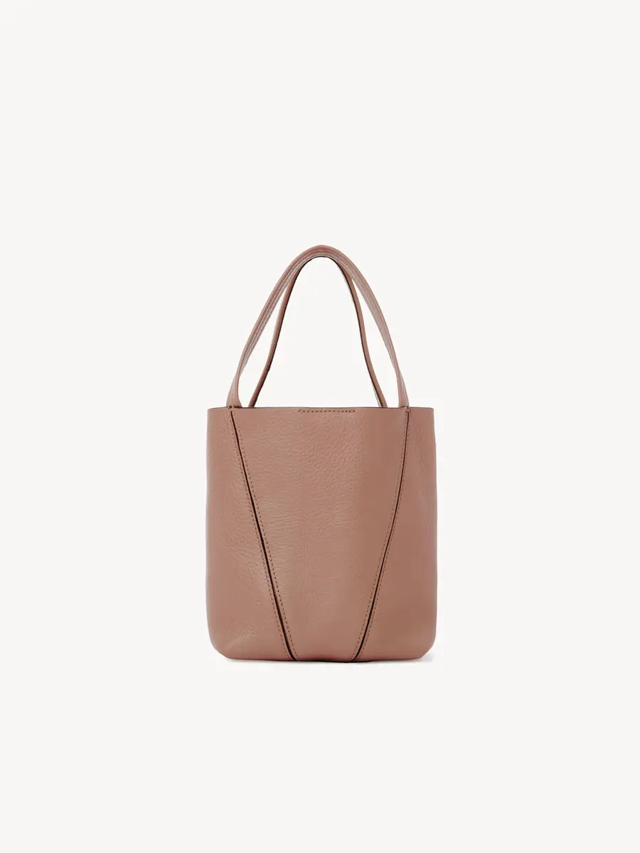 Chloé Small Chloé Spin tote bag in grained leather | Thumbnail 4 Chloé Small Chloé Spin tote bag in grained leather | Thumbnail 4