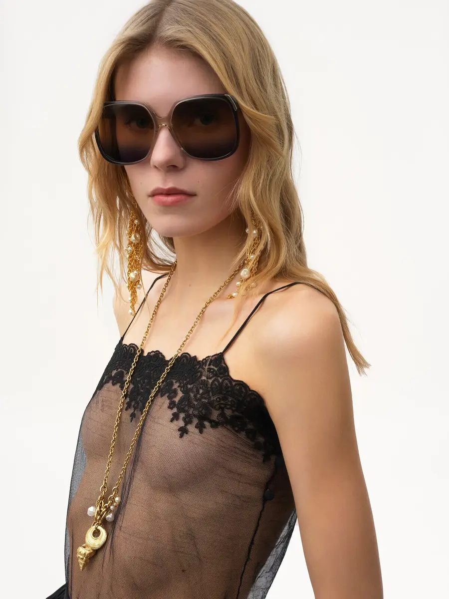Chloé Fitted tank top in embroidered lace | Thumbnail 6 Chloé Fitted tank top in embroidered lace | Thumbnail 6