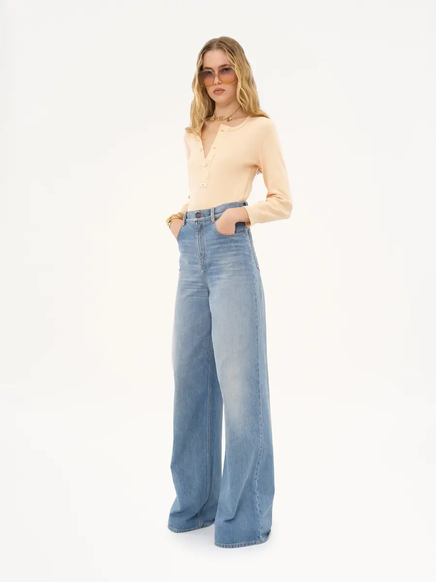 Chloé Henley shirt in cotton jersey | Thumbnail 4