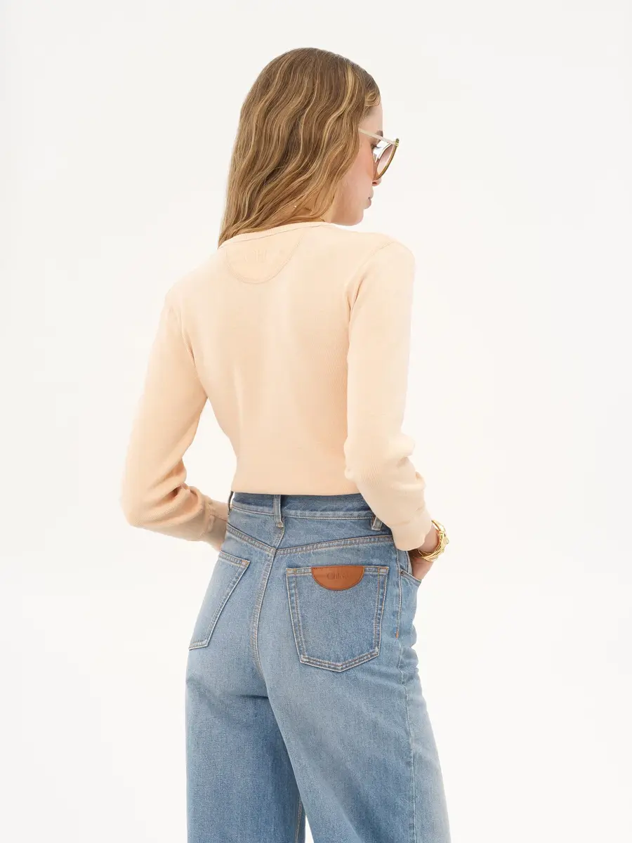 Chloé Henley shirt in cotton jersey | Thumbnail 7