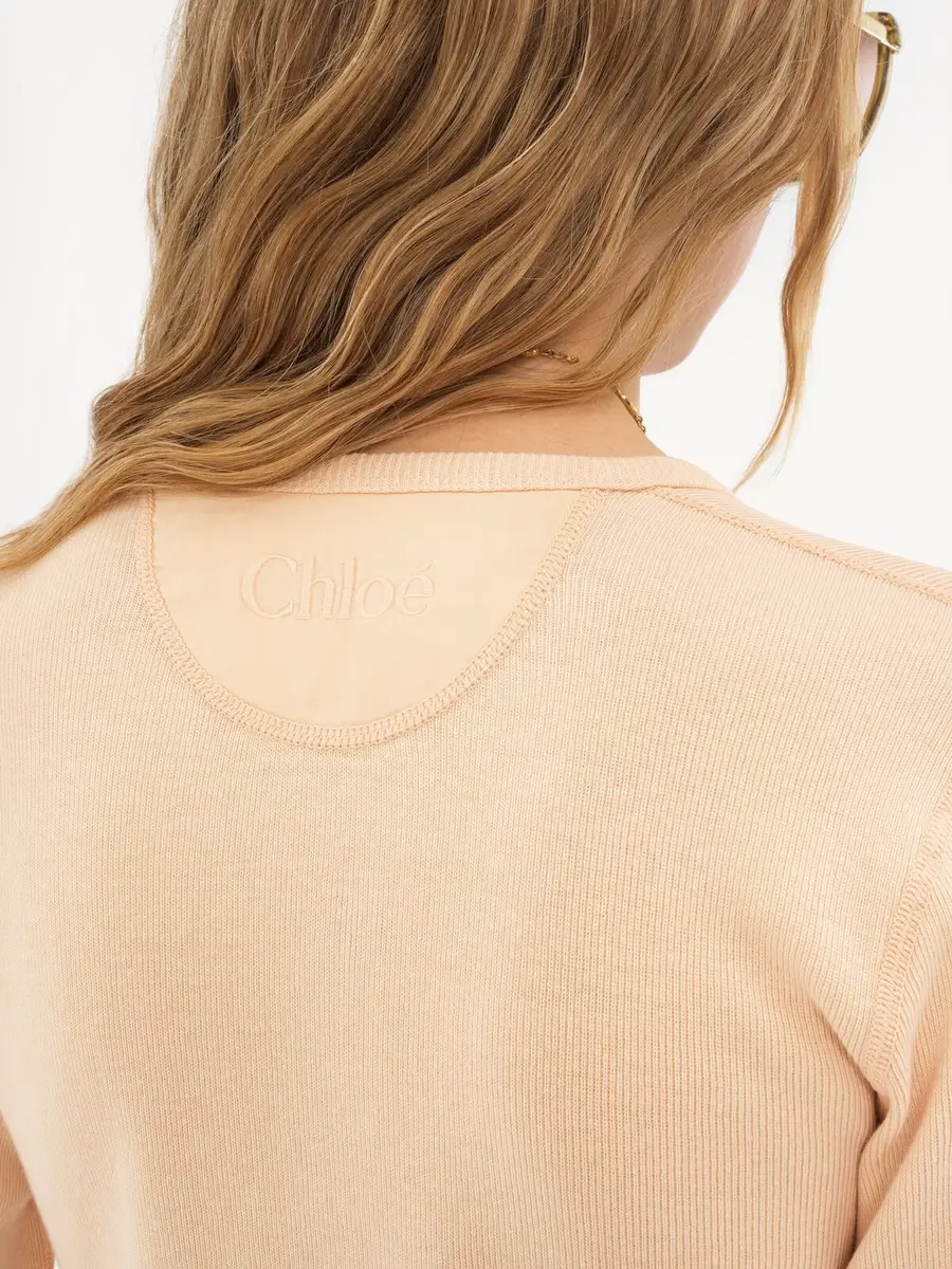 Chloé Henley shirt in cotton jersey | Thumbnail 8