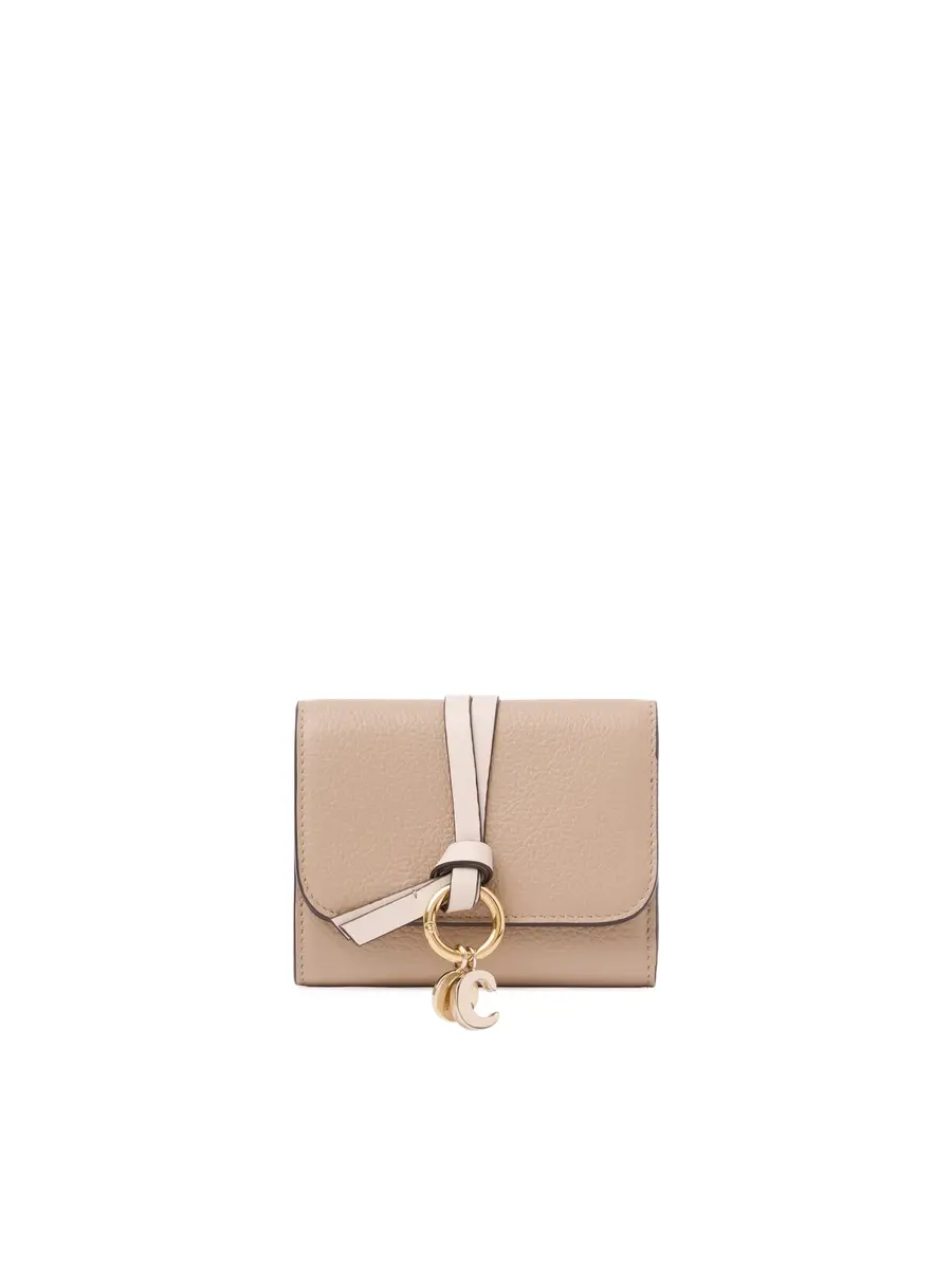 Chloé Small Alphabet tri-fold in grained leather | Thumbnail 2 Chloé Small Alphabet tri-fold in grained leather | Thumbnail 2